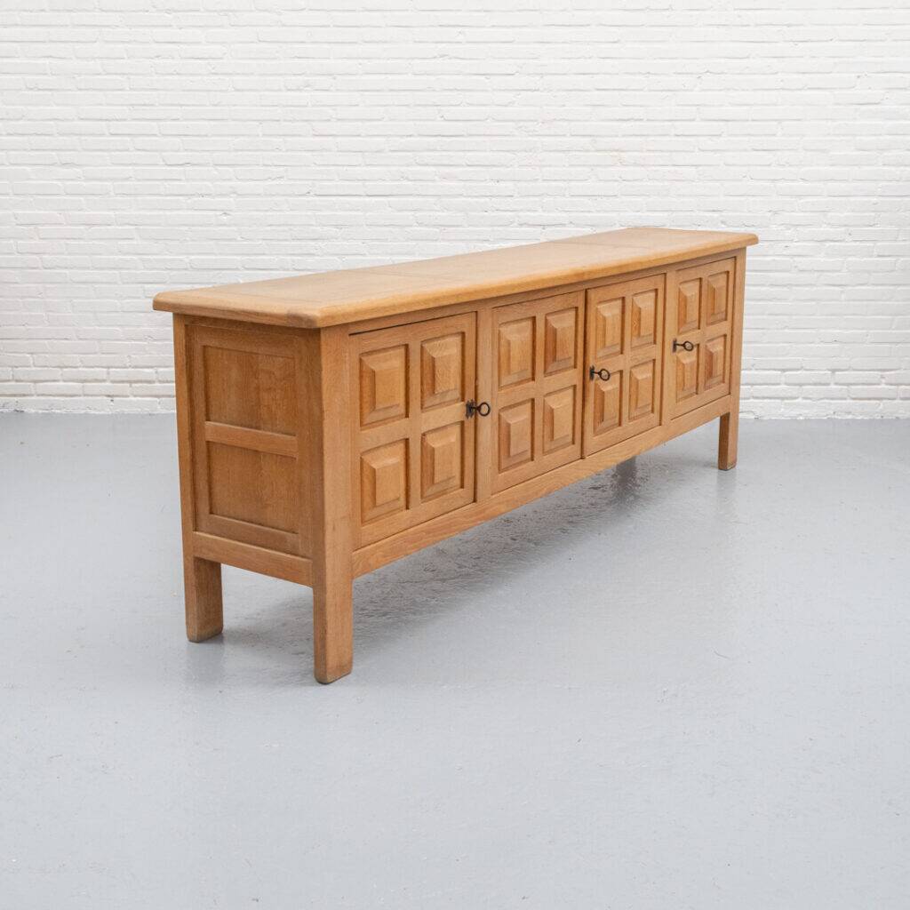 Brutalist French sideboard 1970s