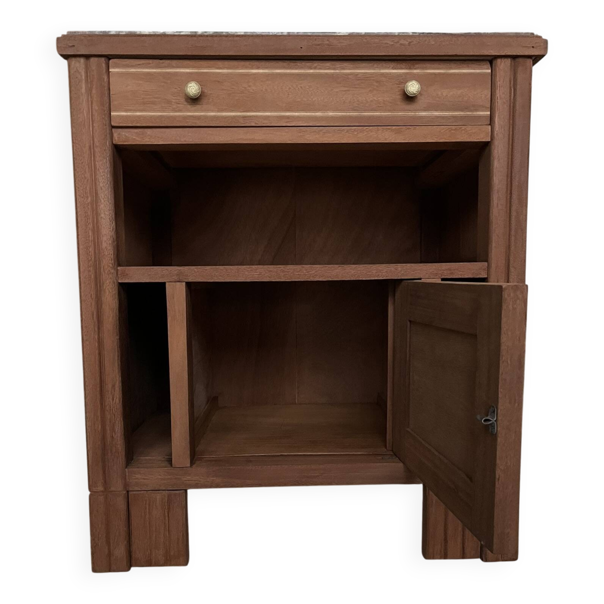 Art Deco vintage bedside tables Jada and Rosa wooden accent furniture