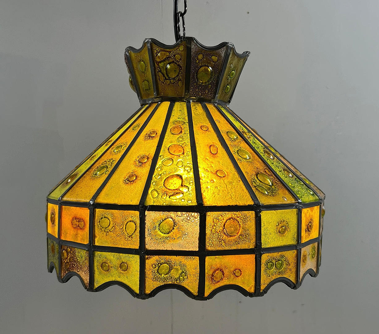 Felipe Delfinger for Feders. Brutalist ceiling lamp/ceiling light by Felipe Delfinger for Feders, 1970s.