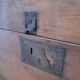 Grande malle en bois vintage