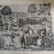 Large vintage decorative panel