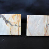 Art Deco marble bookends