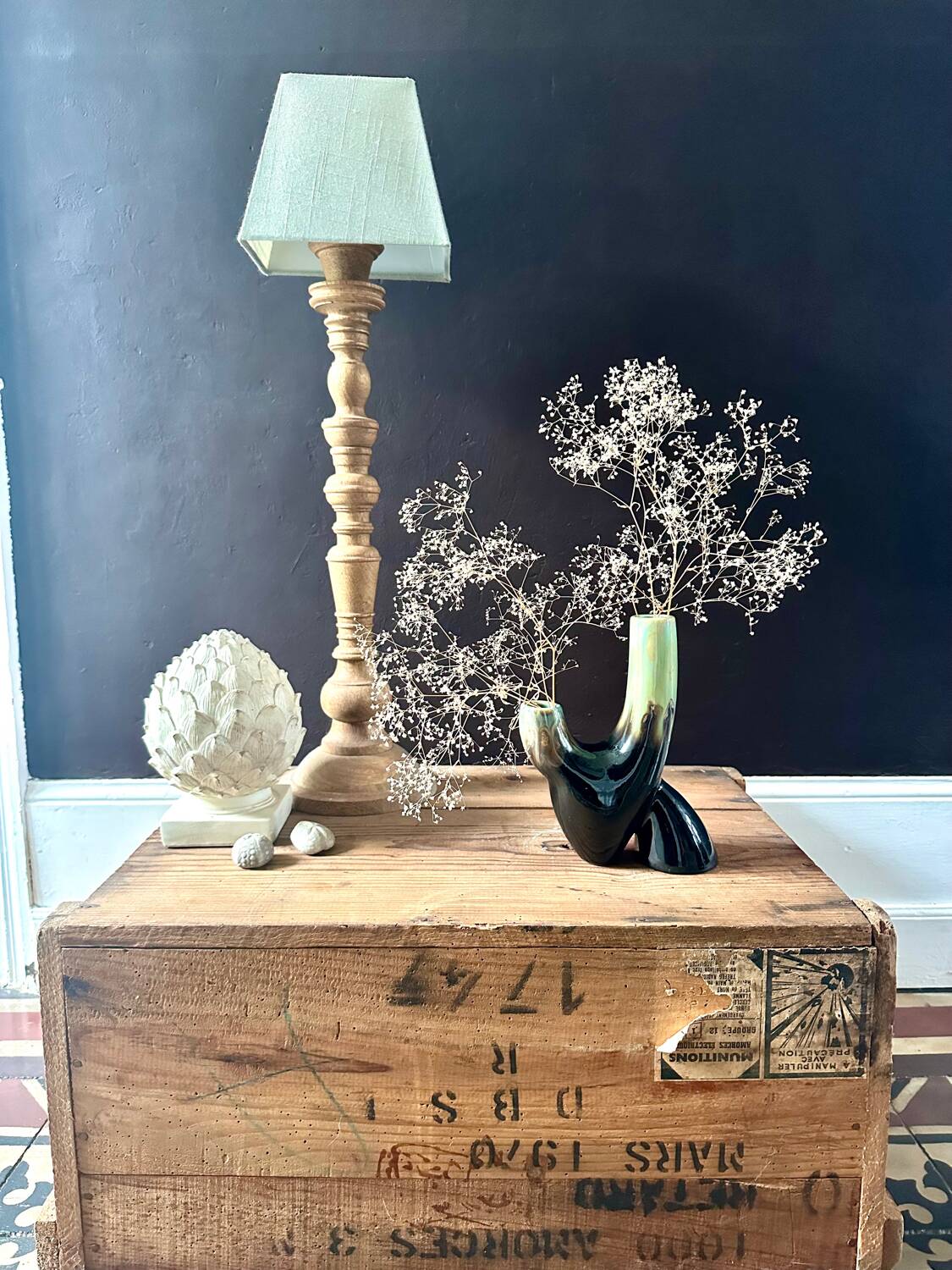 Ceramic vase from the 70s