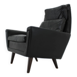 1970 Leather High Back Armchair , Denmark