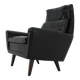 1970 Leather High Back Armchair , Denmark