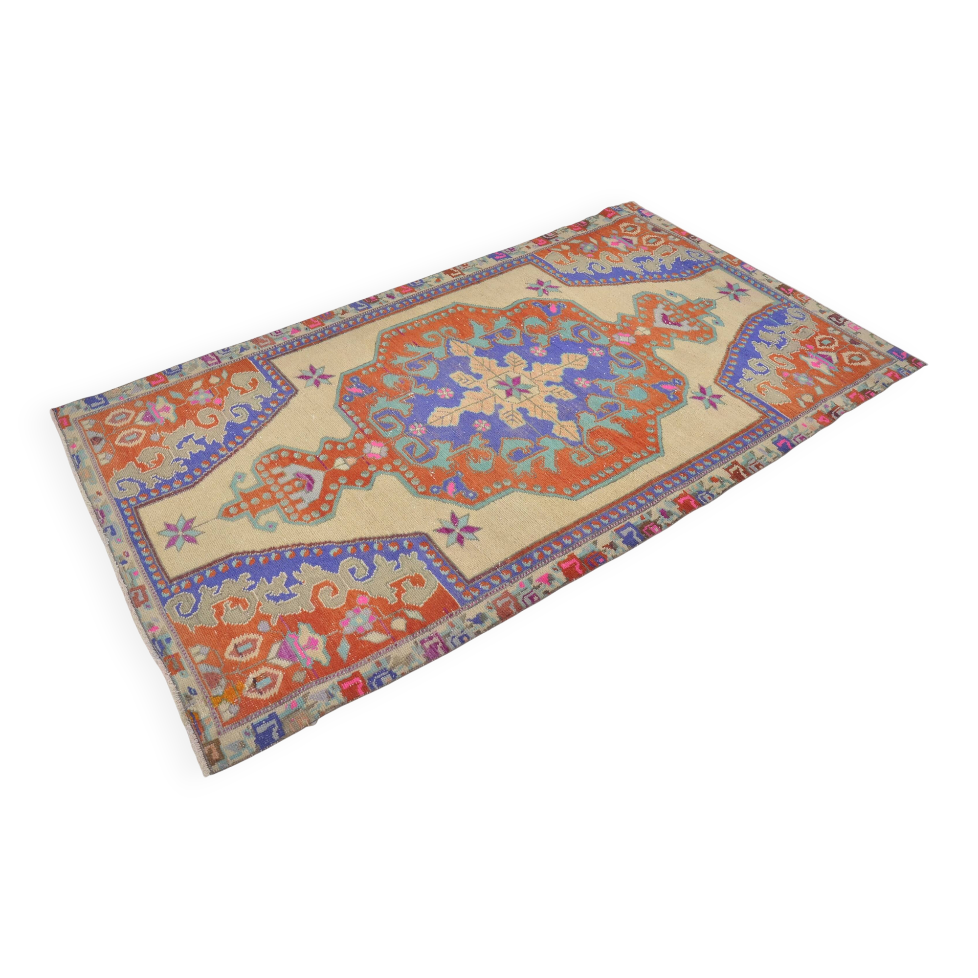 Red & Blue Anatolian Rug sku 2596