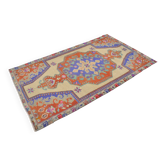 Tapis anatolien rouge et bleu sku 2596