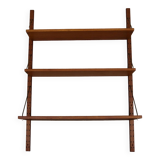 Vintage danish wall system brass supports