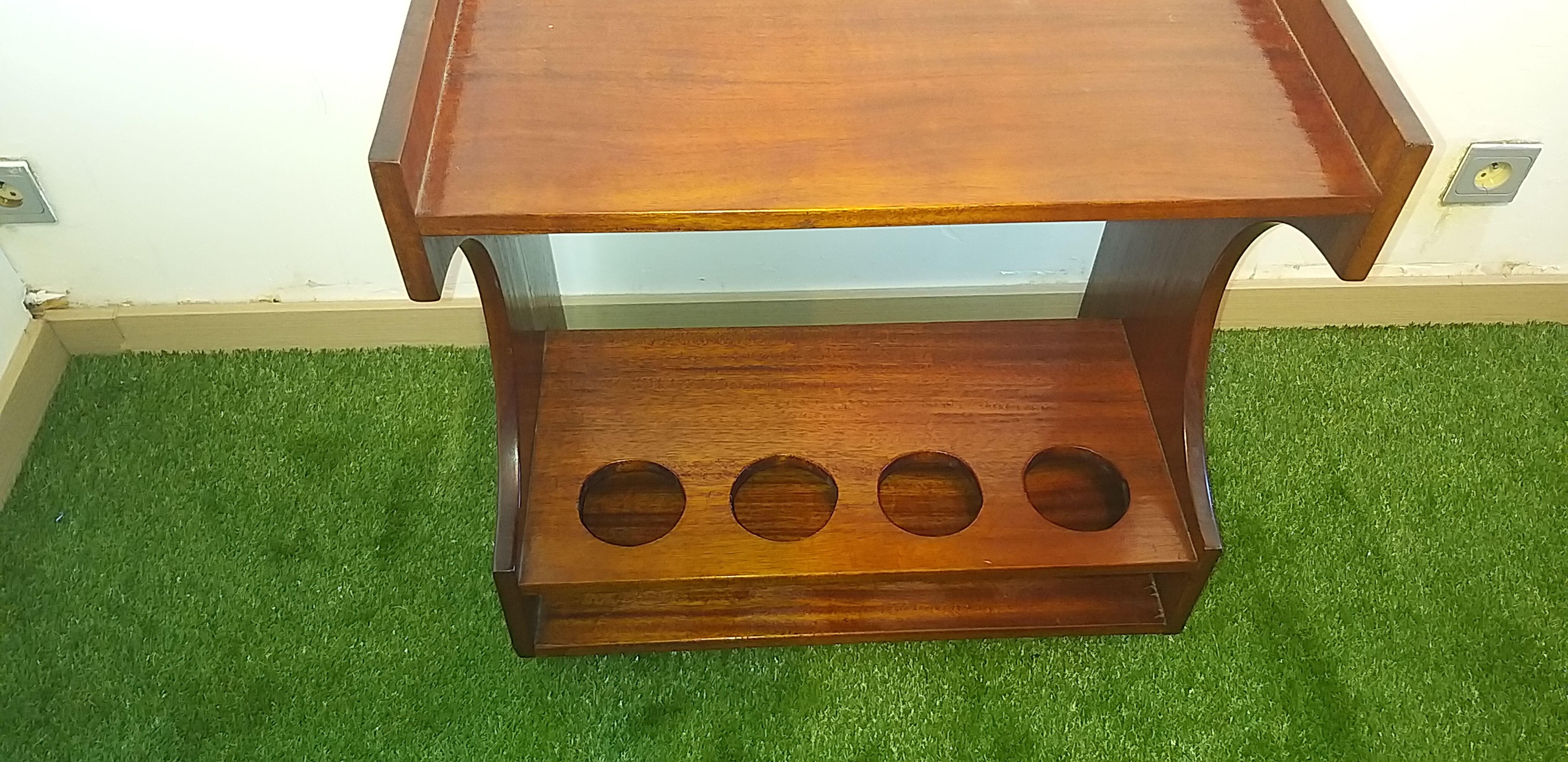 Scandinavian rosewood bar