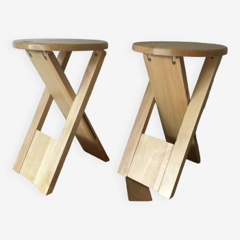 Suzi folding stools by Adrian Reed