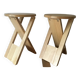 Suzi folding stools by Adrian Reed