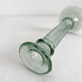 Vintage Molded Glass Straight Candle Holder