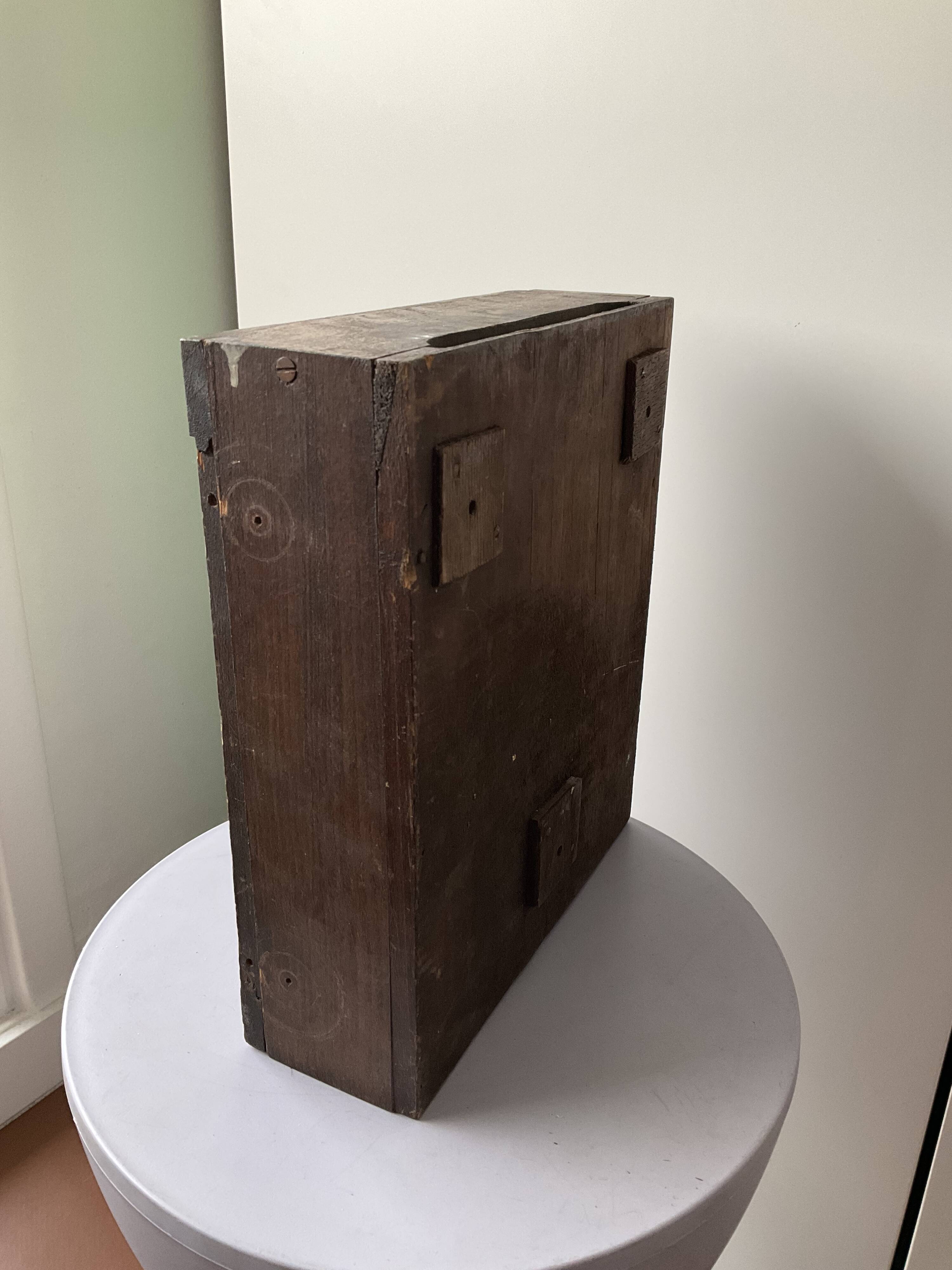 Antique wall key cabinet