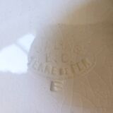 4 flat plates in iron earth of the Salins model Mimosa 210738