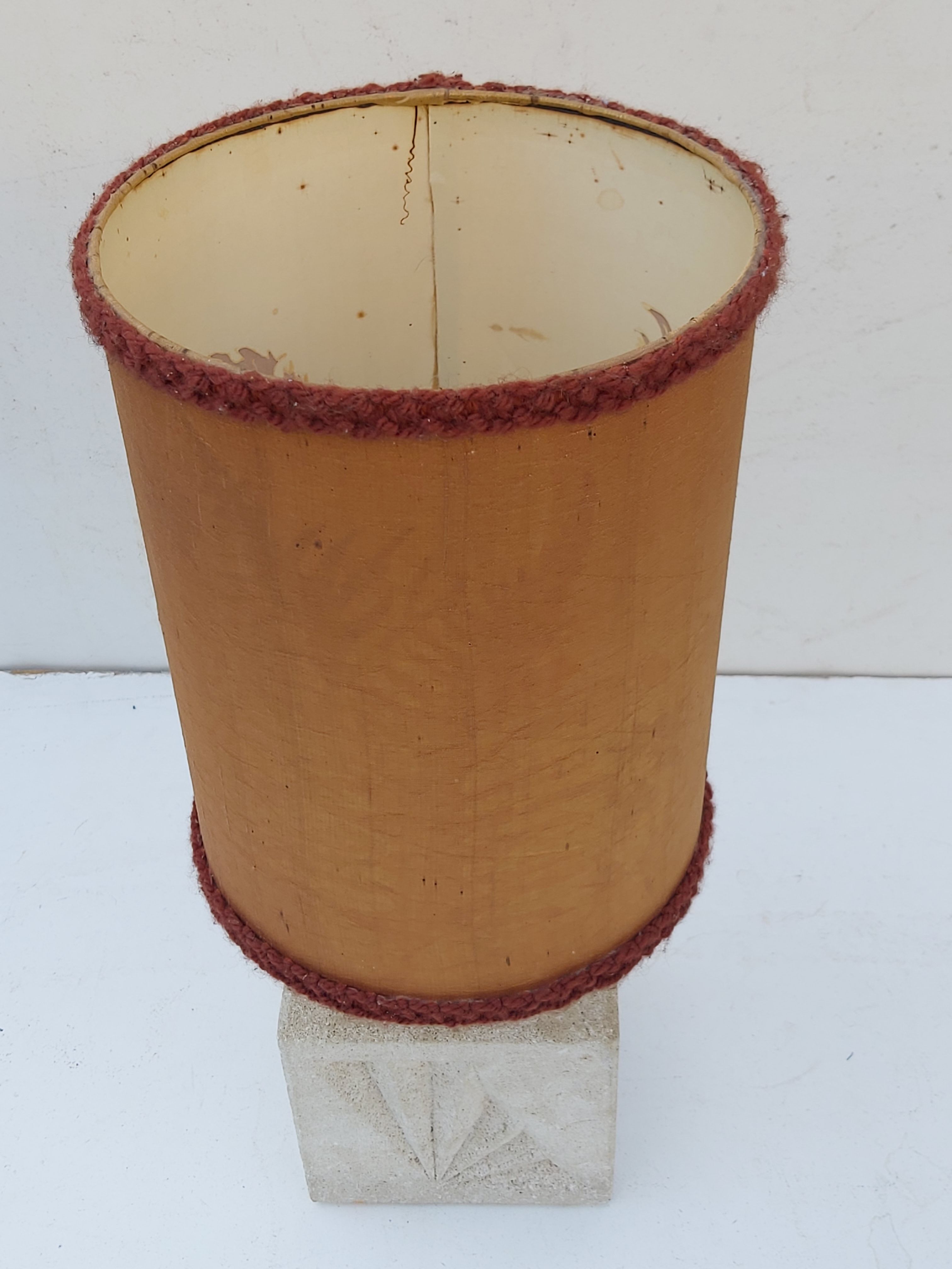 Vintage stone lamp 70s