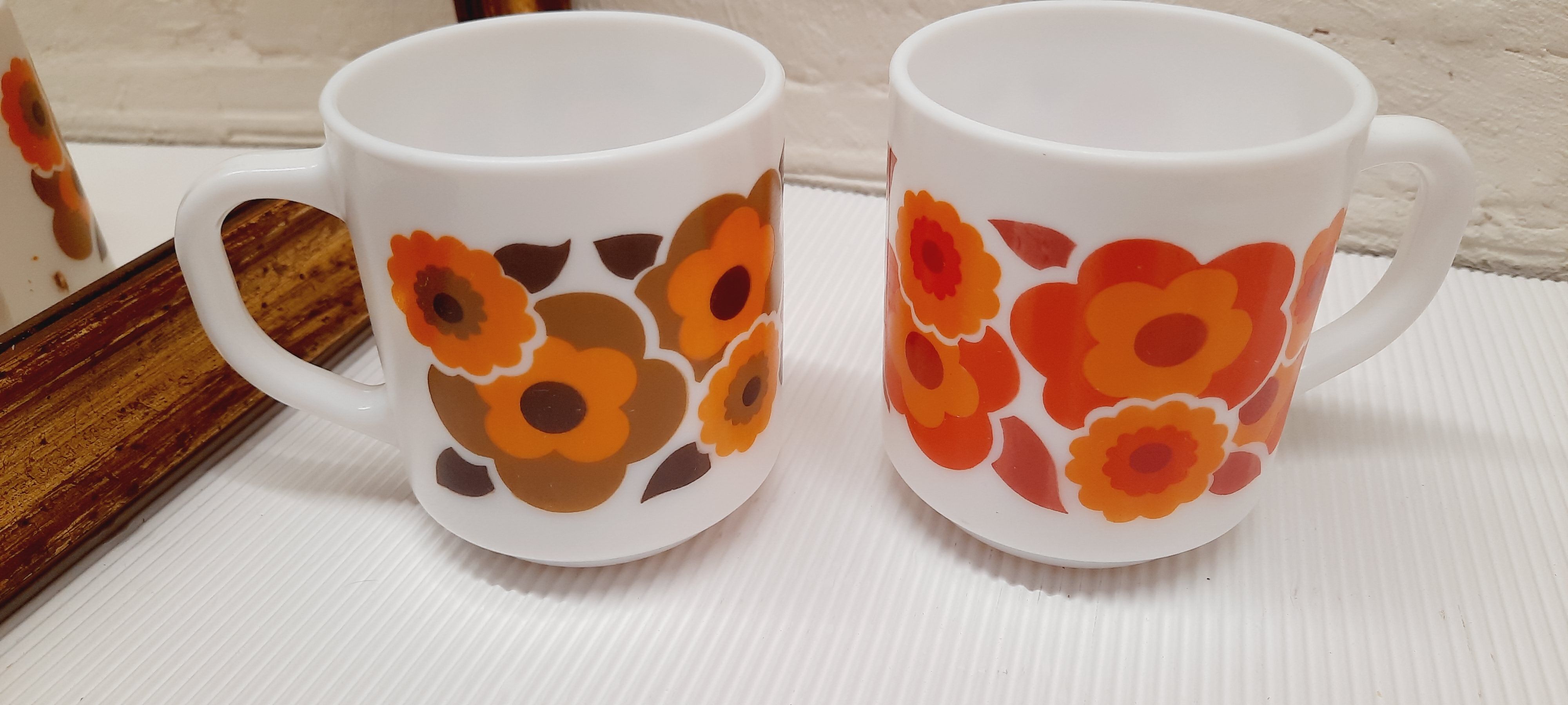 Pair mugs Arcopal Lotus