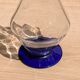 Elegant Two-Tone Carafe - Blown Glass White & Cobalt Blue - Murano Style