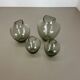 Vintage 60s set de 4 vases turmalin à wilhelm wagenfeld style | allemagne bauhaus