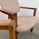 4 old armchairs Italian design chairs 70s vintage curved wood