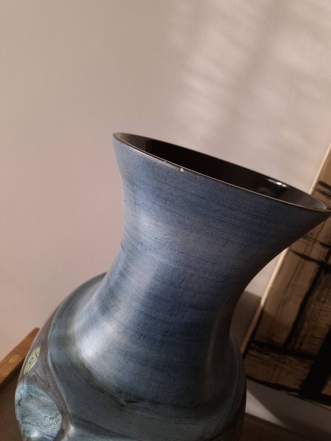 Ceramic vase by Jean de Lespinasse