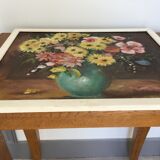 Paint on cardboard
