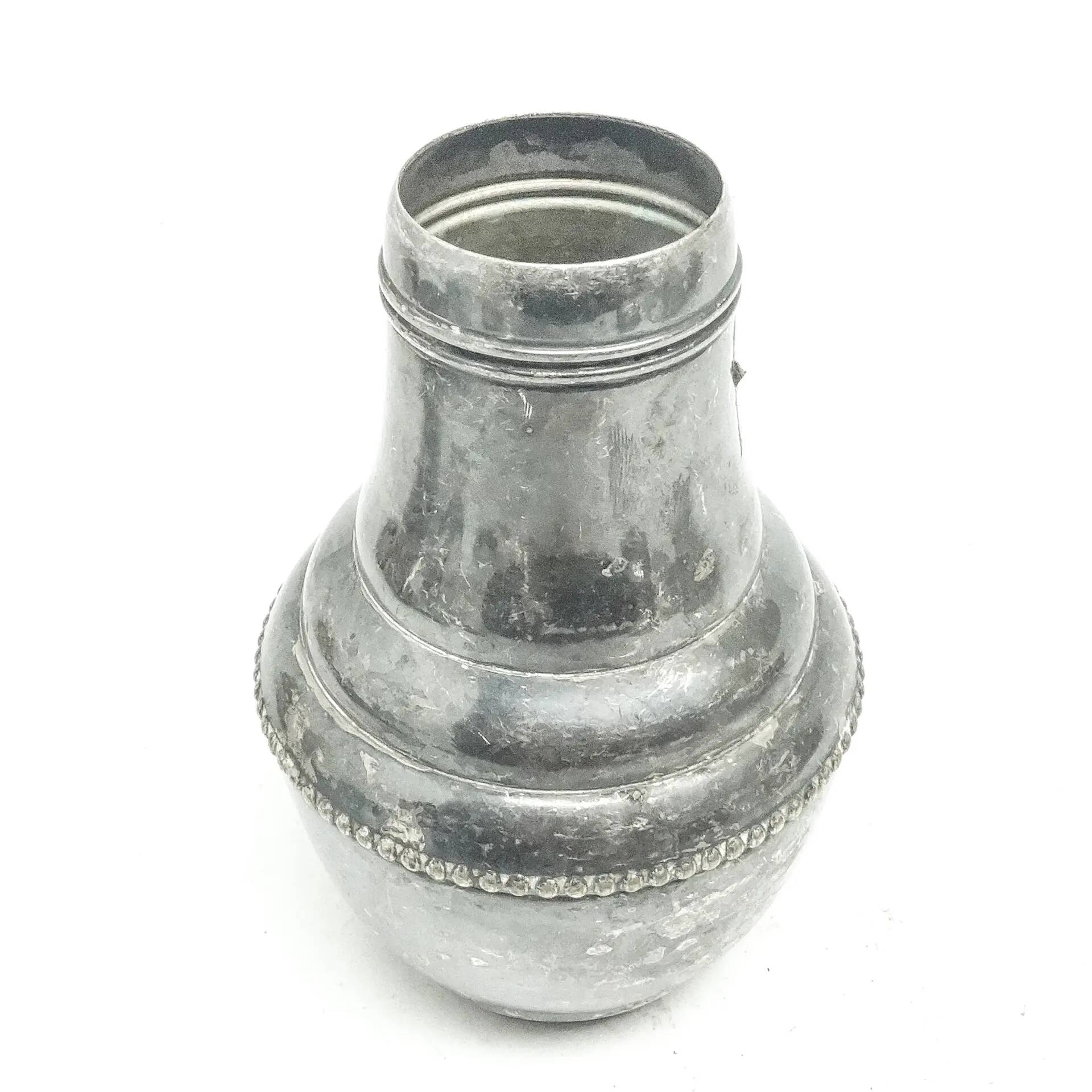 Art Deco vase, silver-plated brass, Sweden, 1930s