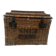 SNCF wicker trunk – vintage industrial chest from the 1940s