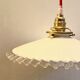 Opaline pendant lamp - vintage - retro - upcycling - unique piece - lamps