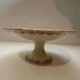 Opaque porcelain compote from Gien thistles