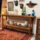 Ancienne console d’atelier en chêne