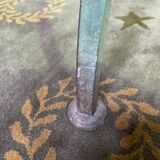 Wrought iron and glass dining table