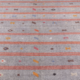 Mid-century handmade tribal pala kelim rug, 1960s