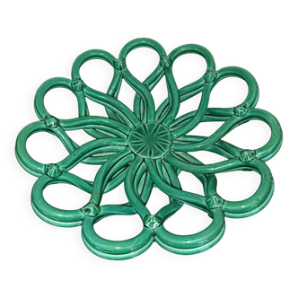 Vallauris woven ceramic fruit bowl