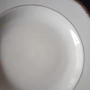 6 deep plates in porcelain from France SEr in very good condition.