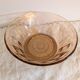 Amber light 1940s–50s – Salad bowl & serving plate