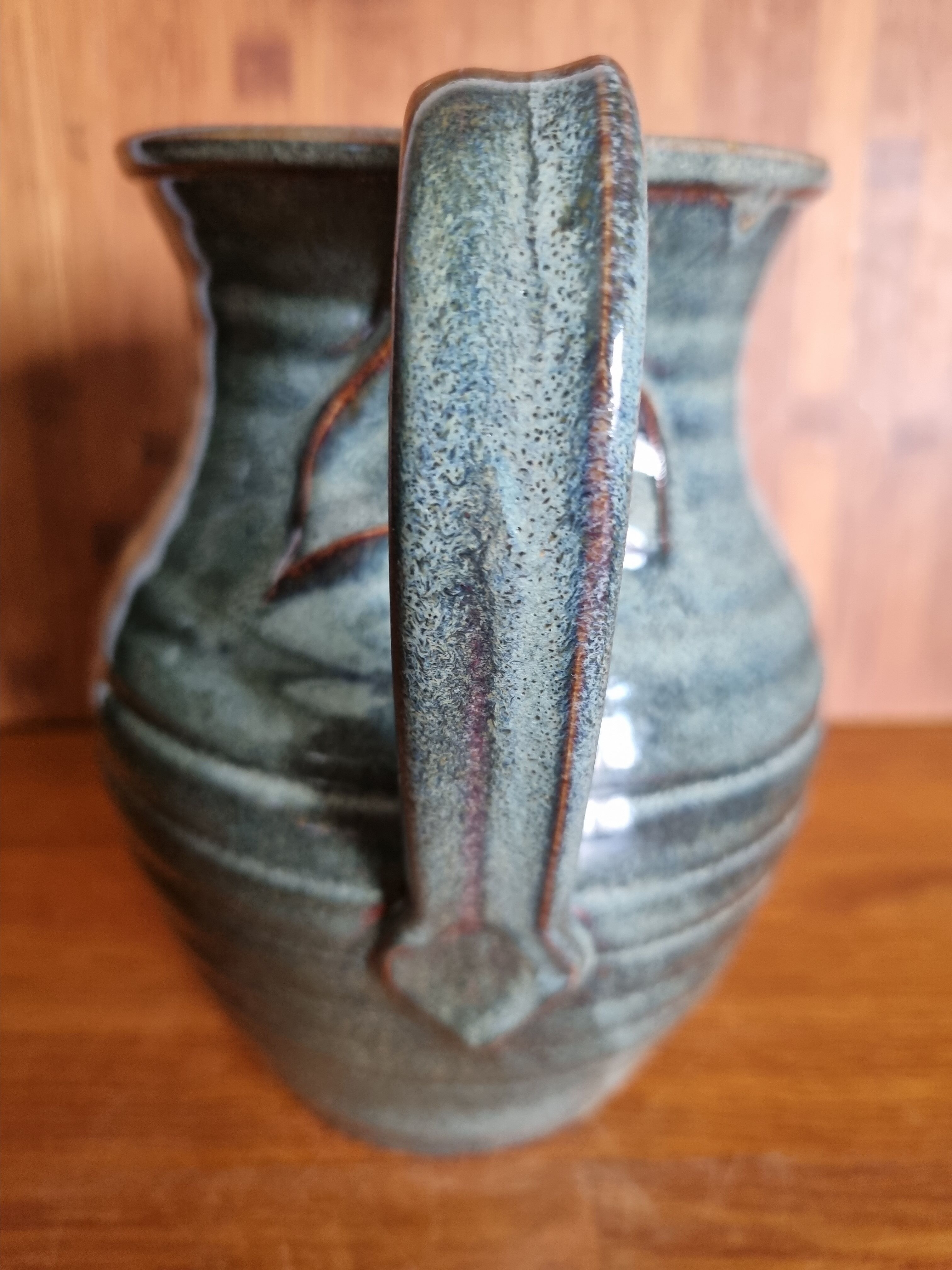 Glazed ceramic pitcher 1.5 L