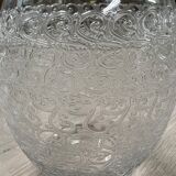 Engraved crystal decanter