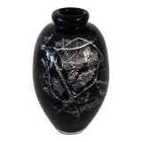 Blown glass vase by Raymond Branlé, Biot, France