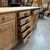 Huge mid-20th century sideboard in solid oak