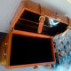 Leather commode / buffet by Hermès