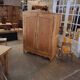 Antique fir wardrobe