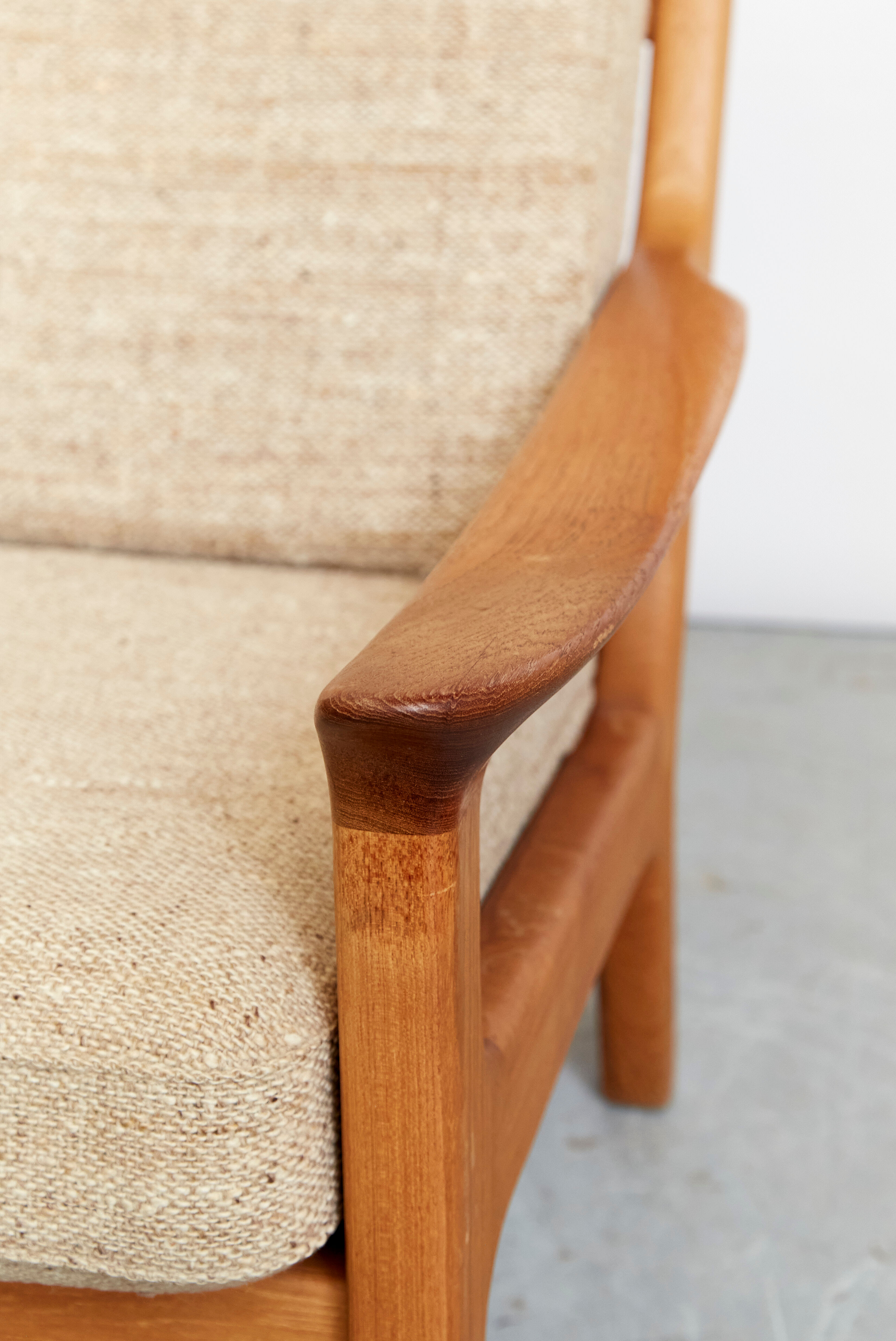 Juul Kristensen Highback Chair & Holstebro Ottoman