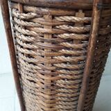 Porte parapluie rotin