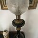 Large ceramic lamp from the Napoleon III period.