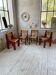 4 vintage Plywood chairs 80s