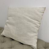 Kilim style cushion with hand embroidery