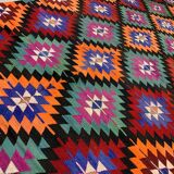 Turkish kilim rug 340x188 cm wool