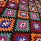 Turkish kilim rug 340x188 cm wool