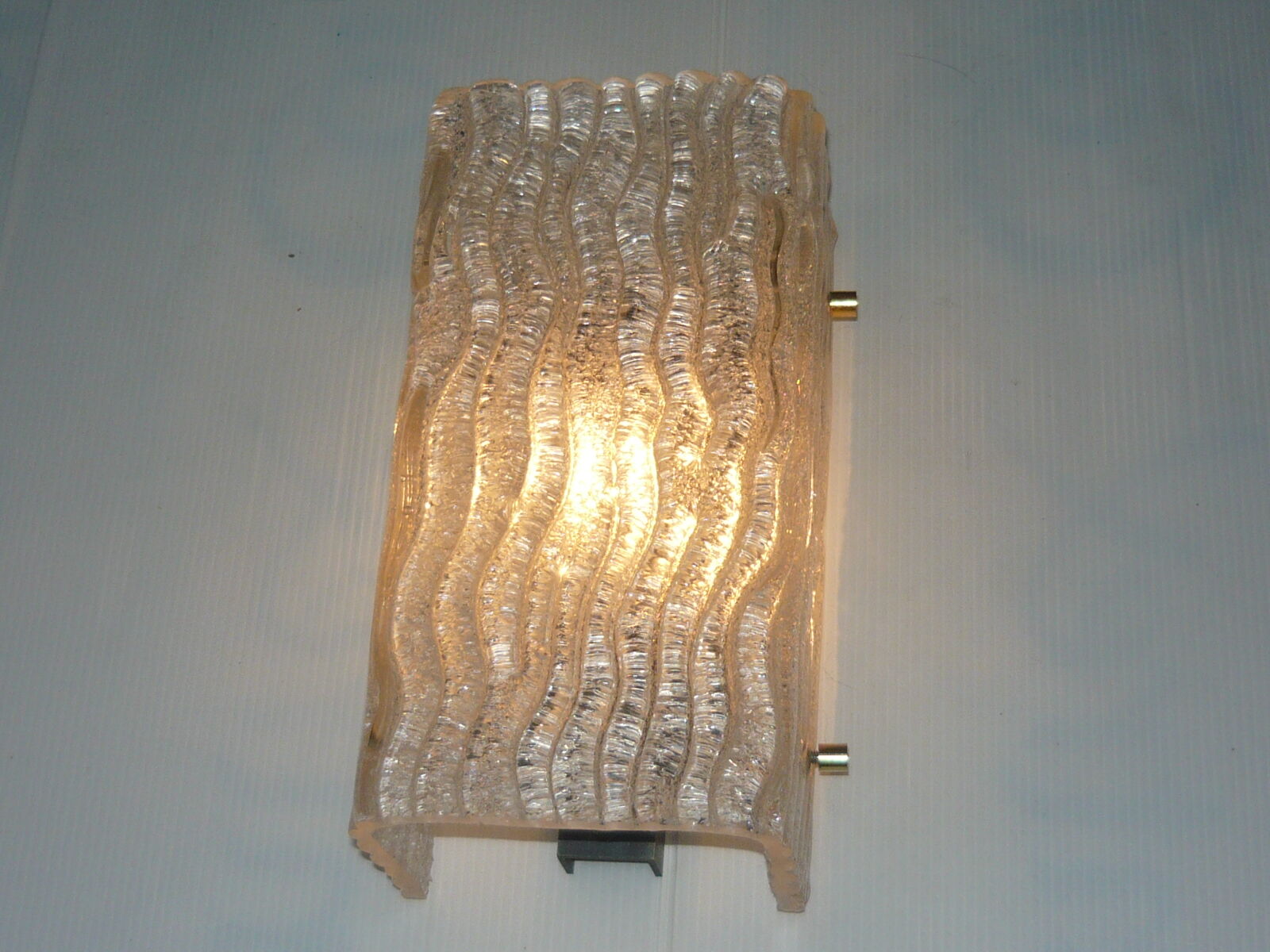 60s frosted glass sconce