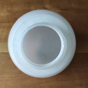 Globe de lampe en opaline moulé diamètre 16 cm